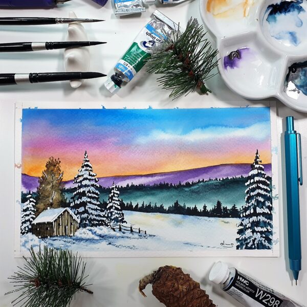 Paisaje de enero