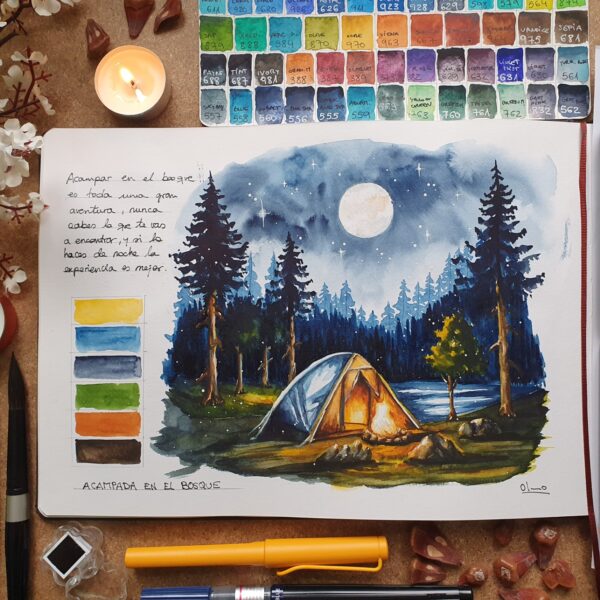 Acampada en el bosque