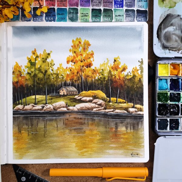 Casita en otoño
