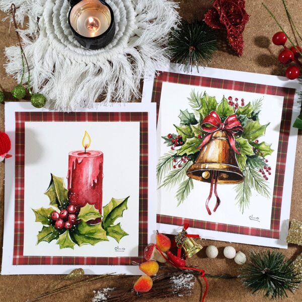 2 postales de Navidad